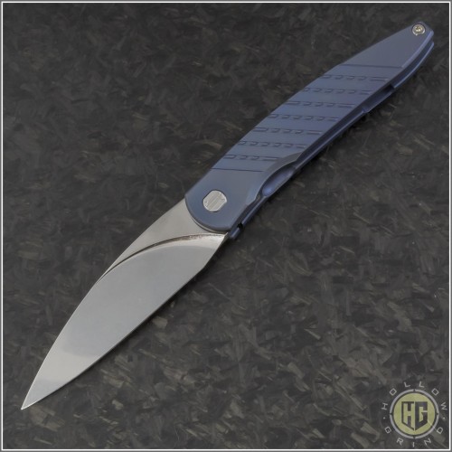 (#BK-EXP-04) Brown Knives Blue Exponent Front Flipper - Front