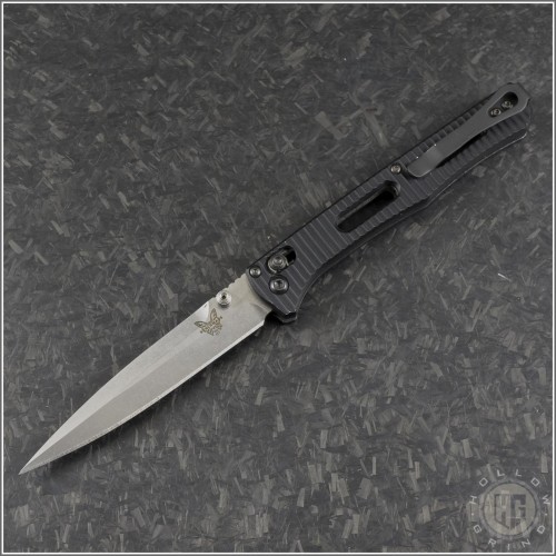 (#BM-FACT-01) Benchmade 417 FACT Stonewash Plain - Front