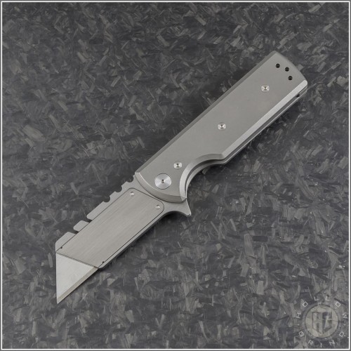 (#CK-CHUBF-Ti) Chaves Knives C.H.U.B. Framelock Flipper - Front