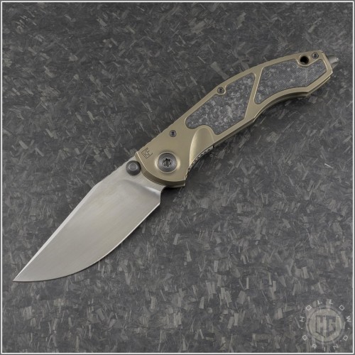 (#CKF-Sokosha-1) Custom Knife Factory Marfione Sokosha Satin - Front