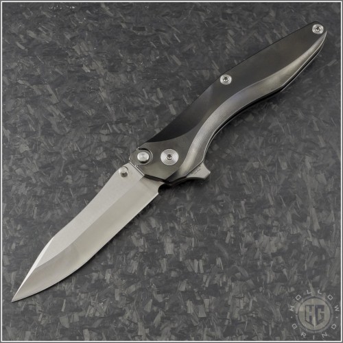 (#CLK-2D-DLC) Chapman Lake Knives CLK-2D DLC Handle Satin Blade - Front