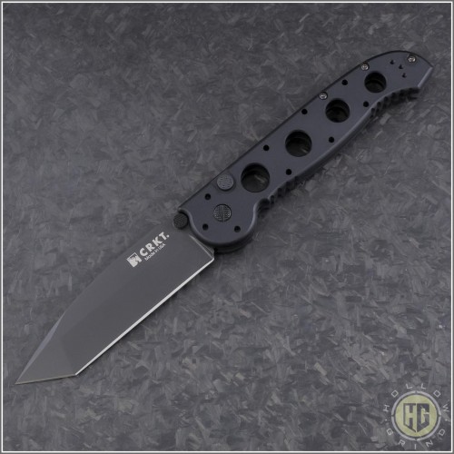 (#CRKT-M16-04A) CRKT M16 Automatic Folder Black Tanto - Front