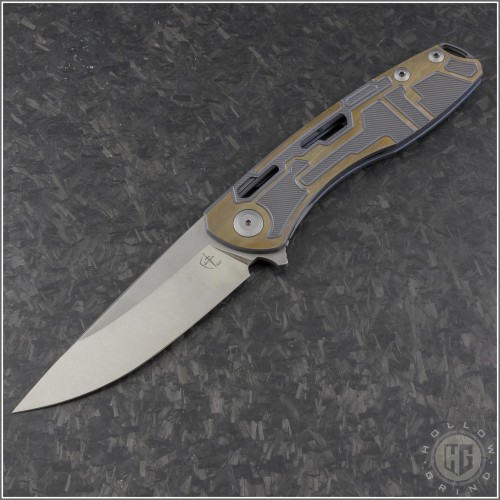 (#Cultro-Ares-001-C) Cultrotech Knives Customized Ares Stonewash Plain - Front