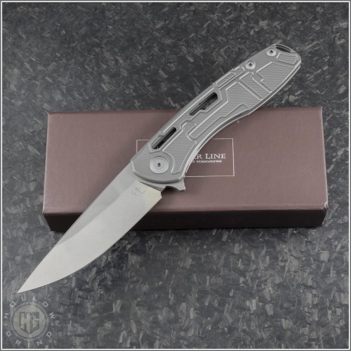 (#Cultro-Ares-001) Cultrotech Knives Ares Stonewash Plain - Front