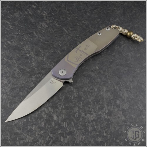 (#Cultro-Ares-002-C) Cultrotech Knives Customized Ares Stonewash Plain - Front