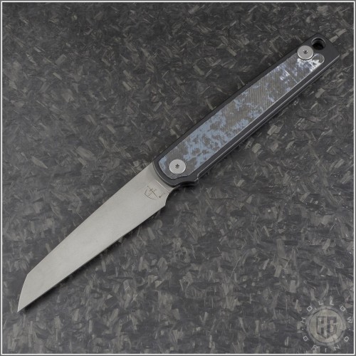 (#Cultro-Slim-005) Cultrotech Knives Slim Slipjoint Carbon Fiber - Front