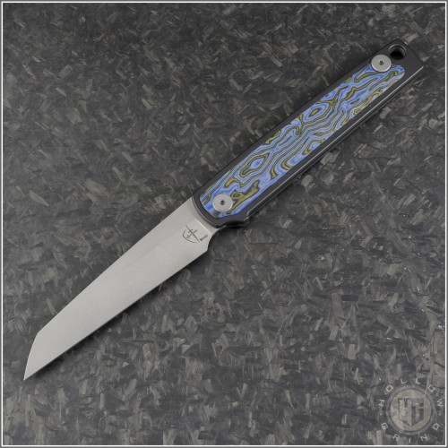 (#Cultro-Slim-006) Cultrotech Knives Slim Slipjoint Micarta - Front