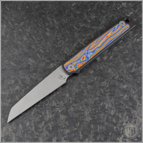(#Cultro-Slim-008) Cultrotech Knives Slim Slipjoint Micarta - Front