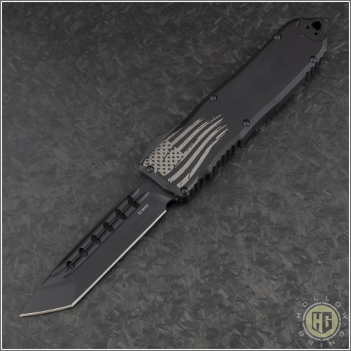 (#GT-103121) Guardian Tactical Recon Elite Black T/E Plain - Front