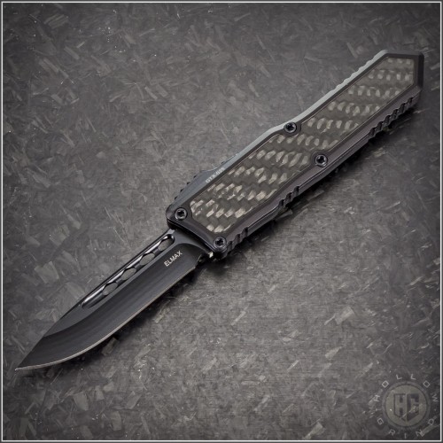 (#GT-12-2111) Guardian Tactical Carbon Fiber GTX-25 S/E Black Tactical Plain - Front