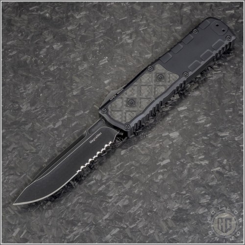 (#GT-152612) Guardian Tactical Apex Dark Stonewash S/E Partially Serrated - Front