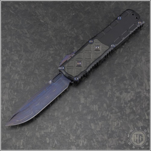 (#GT-152911-C2) Guardian Tactical Apex Blued Damascus S/E Plain - Front