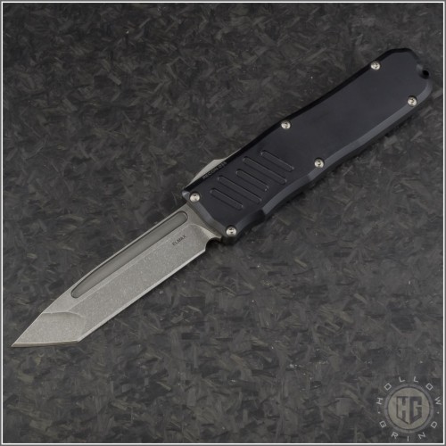 (#GT-93521) Guardian Tactical Recon-035 Stonewash Tanto Plain - Front