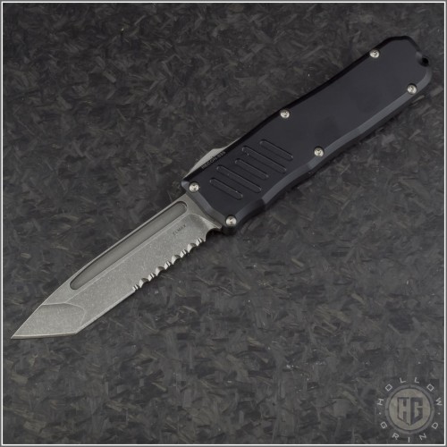 (#GT-93522) Guardian Tactical Recon-035 Stonewash Tanto Part Serr - Front