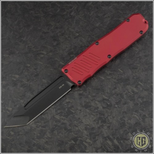 (#GT-94121-RD) Guardian Tactical Red Recon-035 Black Tactical Tanto Plain - Front
