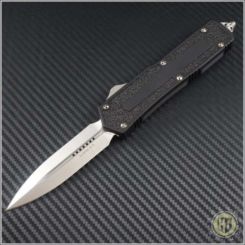 (#HG-0034) Microtech Scarab D/E Satin Plain - Front