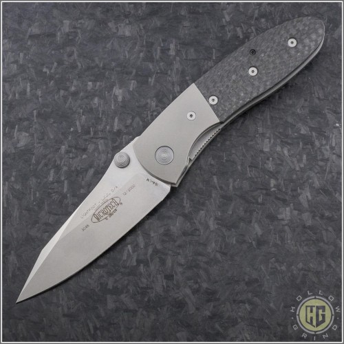(#HG-0103) Microtech LCC Gen 1 D/A Stonewash - Front