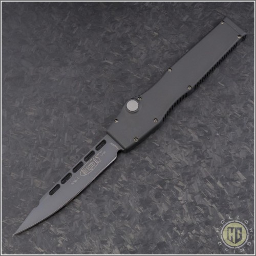 (#HG-0112) Microtech Halo II Black Plain - Front