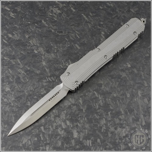 (#HG-0132) Microtech Distressed Element D/E Stonewash - Front