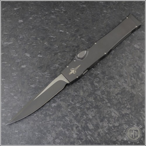 (#HG-0144) Microtech CFO II S/E 2-Tone Black Plain - Front