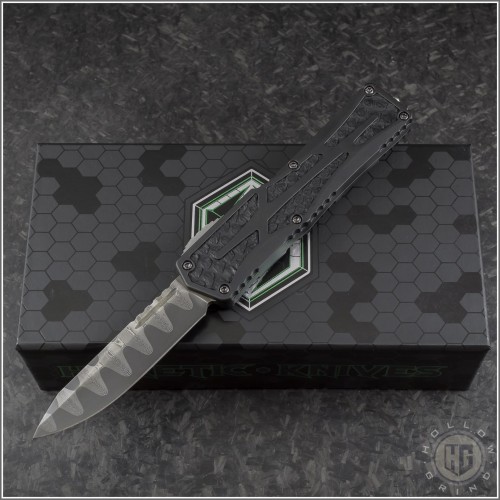 (#HTK-COLO-002) Heretic Knives Colossus Custom Damascus S/E - Front