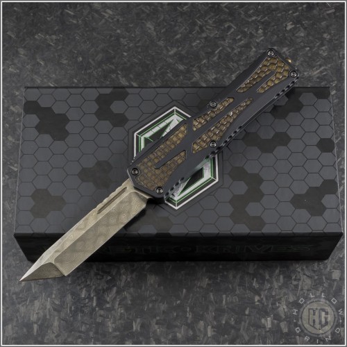 (#HTK-COLO-005) Heretic Knives Custom Colossus Damascus T/E - Front