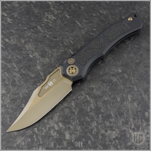 (#HTK-H002-7A) Heretic Knives Wraith V4 Bowie Bronze Plain - Front