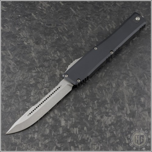 (#HTK-H014-2A) Heretic Knives NYX S/E Stonewash Plain - Front