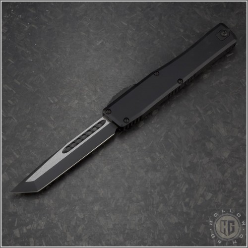 (#HTK-H015-10A-T) Heretic Knives NYX T/E Black Plain - Front