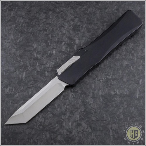 (#HTK-H015-2A) Heretic Knives Cleric OTF Tanto Stonewash  - Front