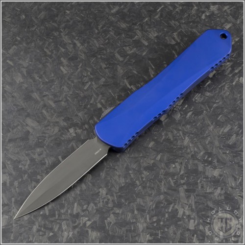 (#HTK-H028-6A-BLU) Heretic Knives Blue Manticore-E D/E DLC - Front
