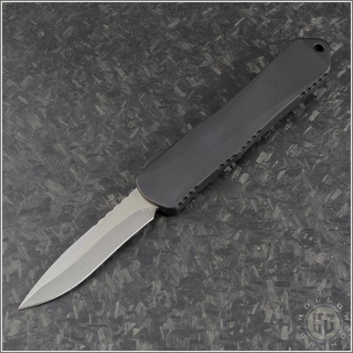 (#HTK-H029-2A) Heretic Knives Manticore-E Recurve Stonewash - Front