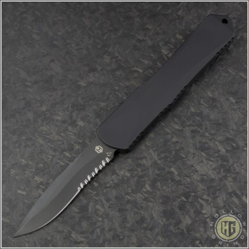 (#HTK-H033-6B-T) Heretic Knives Tactical Manticore-X Recurve DLC Part Serr - Front