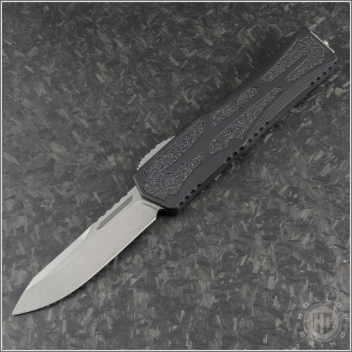 (#HTK-H039-2A) Heretic Knives Colossus S/E Stonewash Plain - Front
