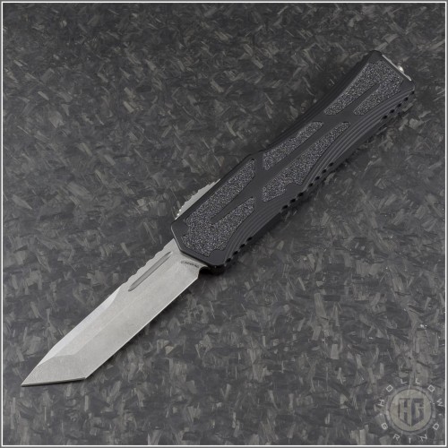 (#HTK-H040-2A) Heretic Knives Colossus T/E Stonewash Plain - Front