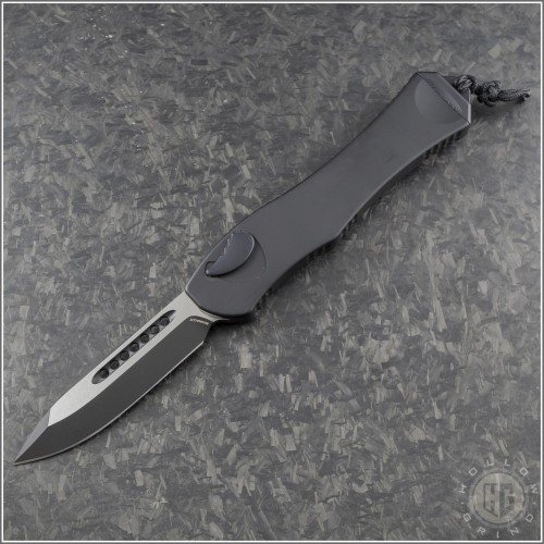 (#HTK-H407-10A-T) Heretic Knives Hydra Black 2-Tone - Front