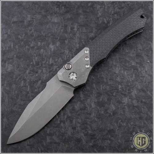 (#HTK-WRTH-002) Heretic Knives Wraith Auto Prototype Tumbled - Front