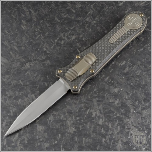 (#Hawk-MB-01) Hawk Knives Model B D/E Bead Blast Plain - Front