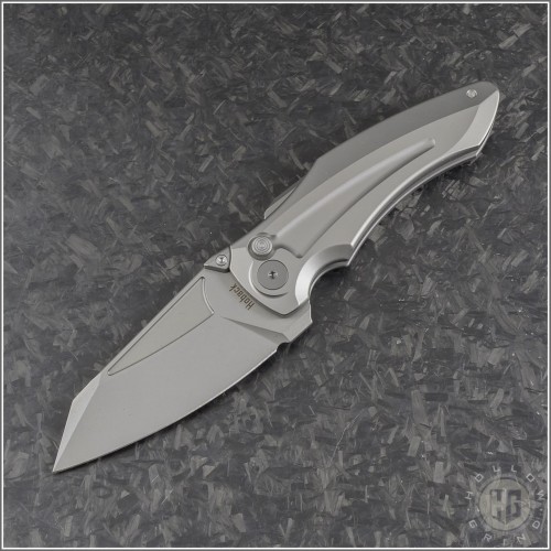 (#JH-Sumo-03) Jake Hoback Knives Sumo Beadblast Handle Stonewash Blade - Front