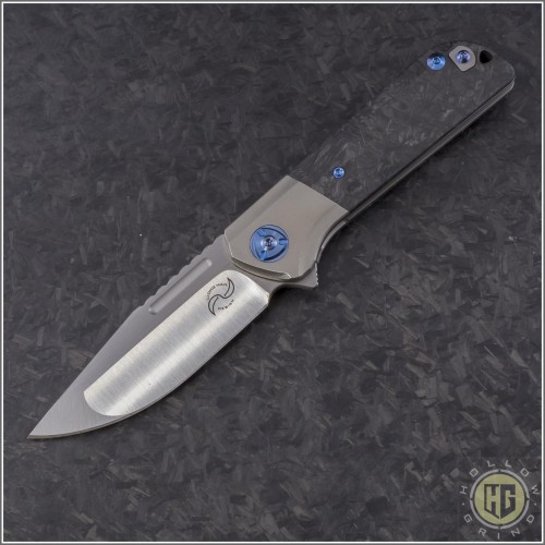 (#LM-LY-CF) Liong Mah Lanny with Marbled Carbon Fiber Handle - Front