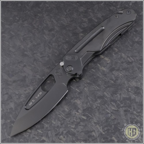 (#MKT-INF-006) Medford Knife & Tool Infraction All Black - Front