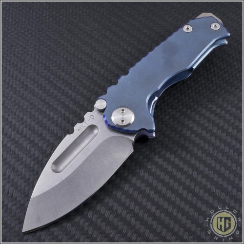 (#MKT-MICP-001) Medford Knife & Tool Micro Praetorian T Drop Point (Tumbled) - Front