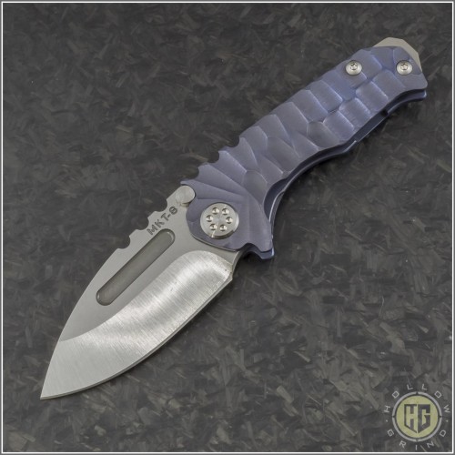 (#MKT-MPT-001) Medford Knife & Tool Micro Praetorian T Drop Point (Tumbled) - Front