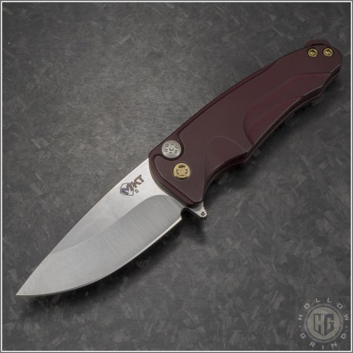 (#MKT-SC-007) Medford Knife & Tool Smooth Criminal Black Plain - Front