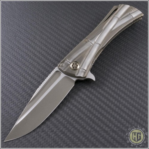 (#MTC-0071) Marfione Custom Closer Two-Tone Bronze Ti Two-tone Apocalyptic Bronze Blade - Front