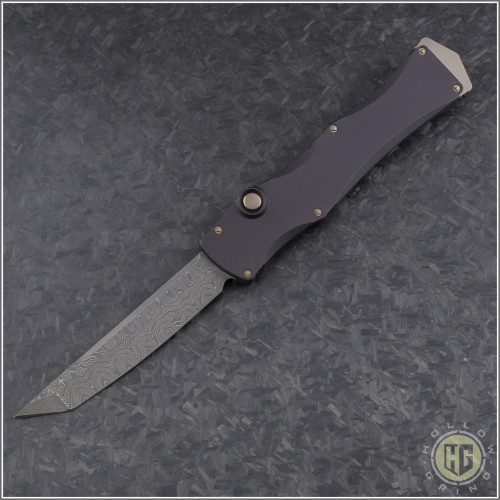 (#MTC-0292) Microtech Marfione Halo IV Tanto Damascus - Front