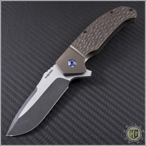 (#PENA-DSL-001) Pena Knives Diesel Flipper - Front