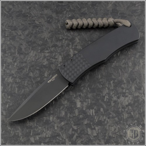 (#PT-BR17) Pro-Tech Magic BR-1.7 Whiskers Black Plain - Front