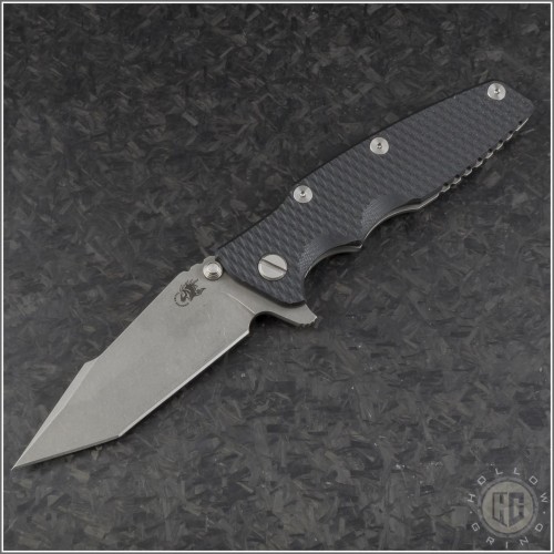 (#RH-EKLPS35-4) Rick Hinderer Knives Eklipse Tri-Way 3.5" Working Finish - Front