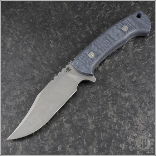 (#RH-RB-001) Rick Hinderer Knives Ranch Bowie - Front